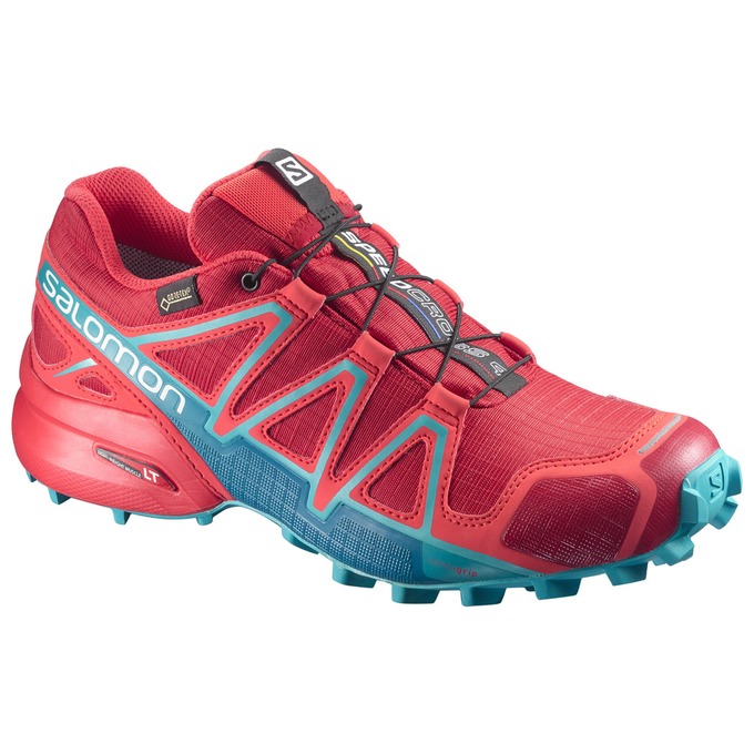 Salomon Israel SPEEDCROSS 4 GTX® W - Womens Trail Running Shoes - Red (YTPD-97263)